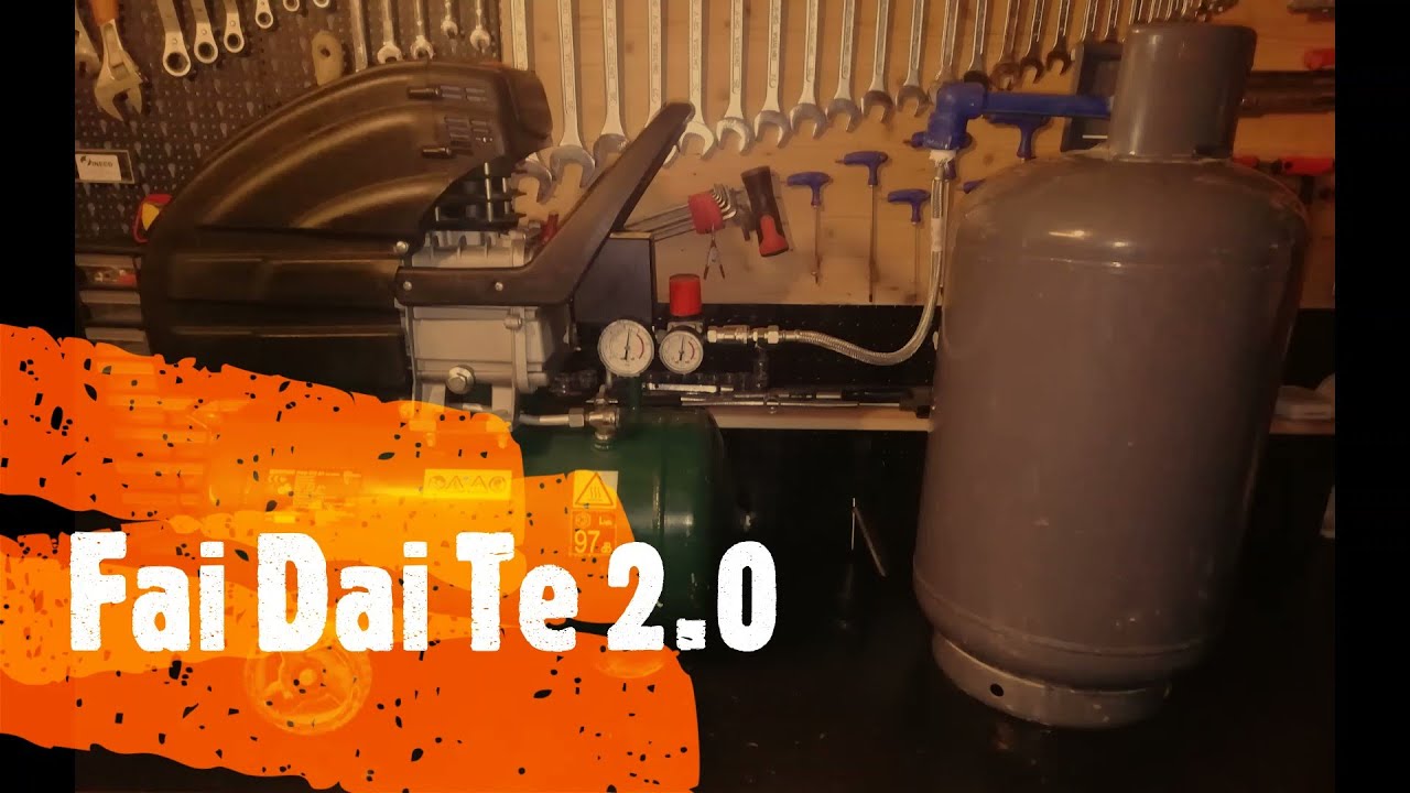 sabbiatura fai da te con compressore