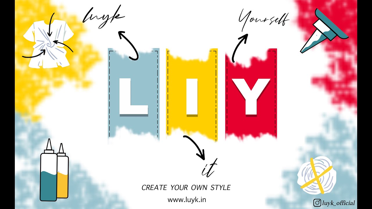 Tie dye | Fire & Ice Technique | Do It Yourself kit | Luyk_official