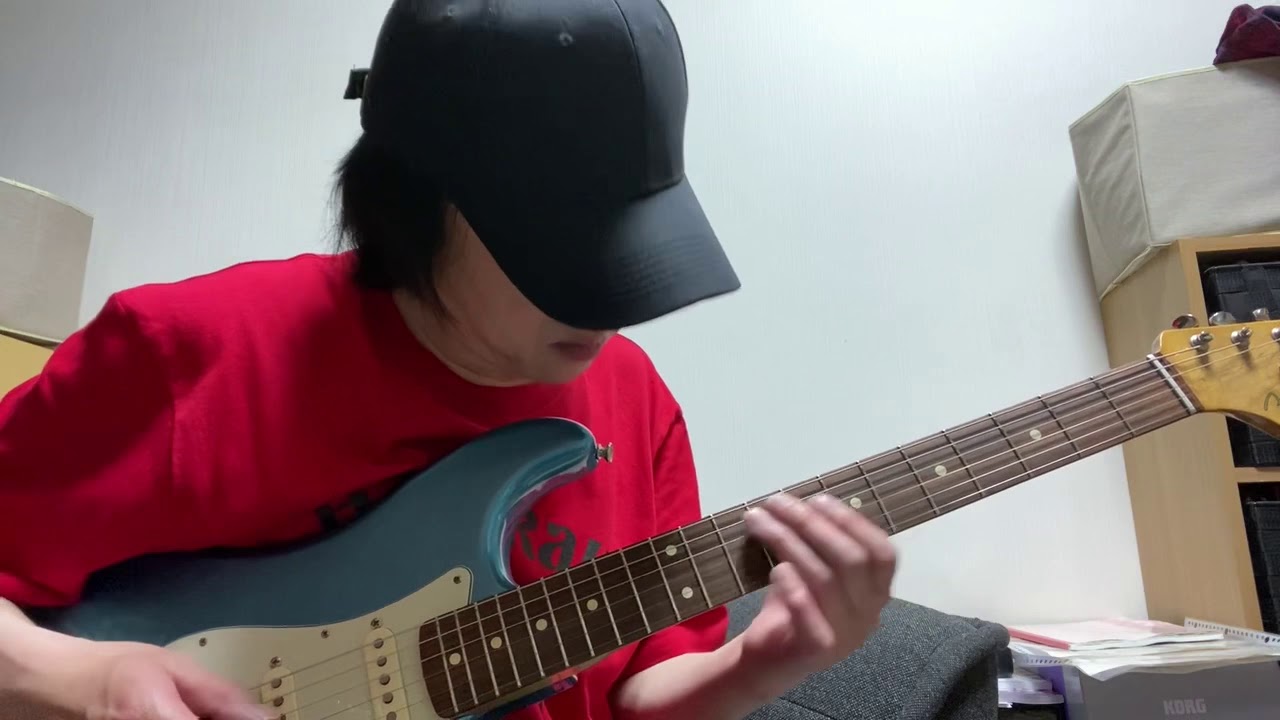 サンハウスのスーツケースブルースのソロ弾いてみた Youtube