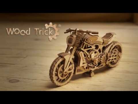 Сборная модель Wood Trick Мотоцикл DMS