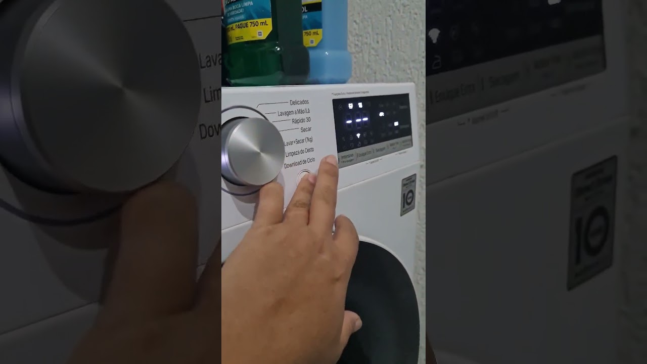 10⁰ Dia TESTANDO LG VC4 11K LAVANDO A NOITE DICA: LAVAGEM SILENCIOSA
