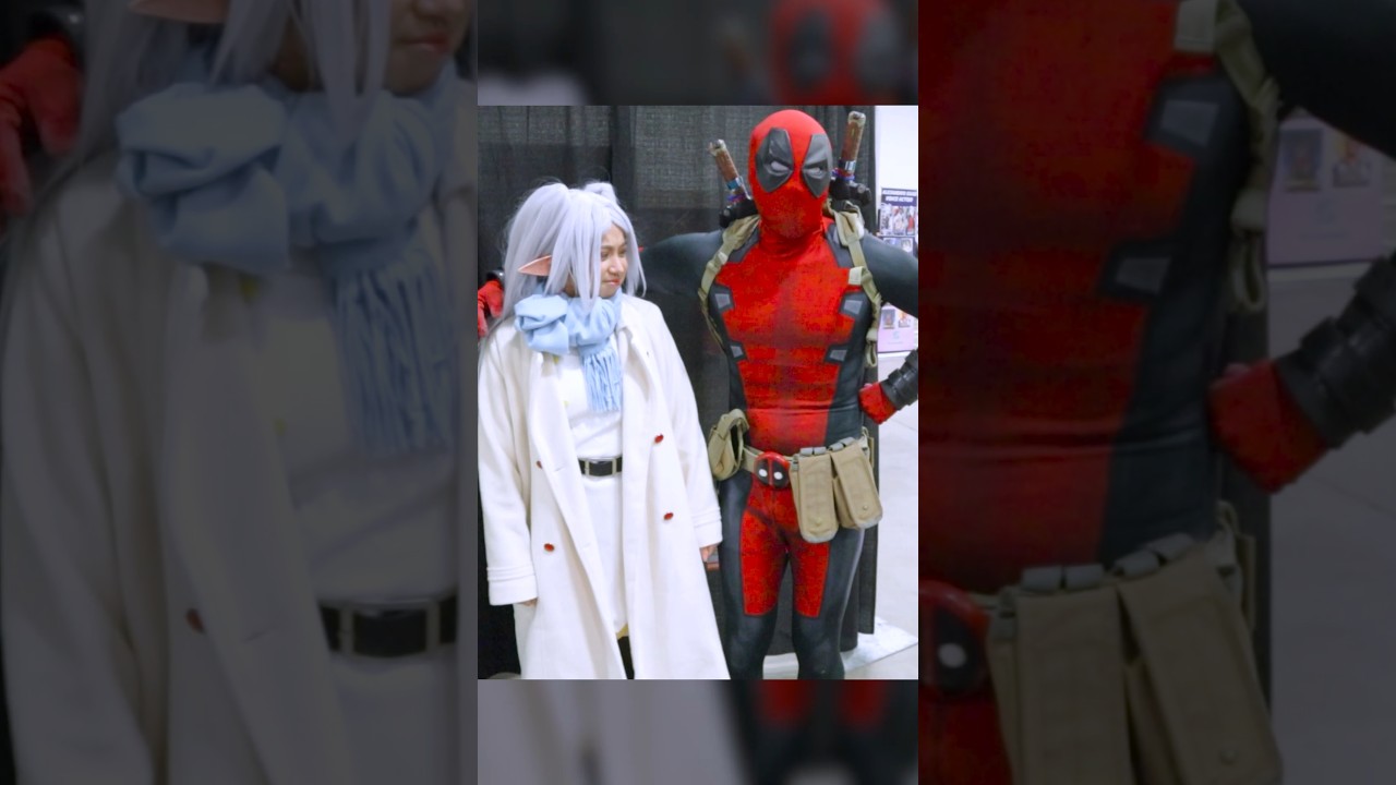 Deadpool finds love when he least expects it 🍌 #deadpool #frieren #cosplay