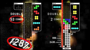 Tetr.io - I Had To Go ULTRA INSTINCT To Survive (Combo SFX Loop Demonstration)