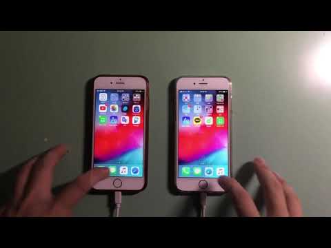 Ios 12 아이폰6 vs 6s 간단한 구동비교