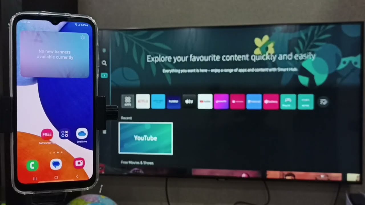 How to Screen Cast from Samsung Galaxy Phone to Samsung Tizen Smart TV