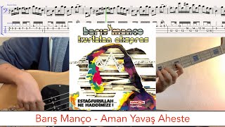 Barış Manço - Aman Yavaş Aheste // bass playalong w/tabs (1983 - Turkish funk)
