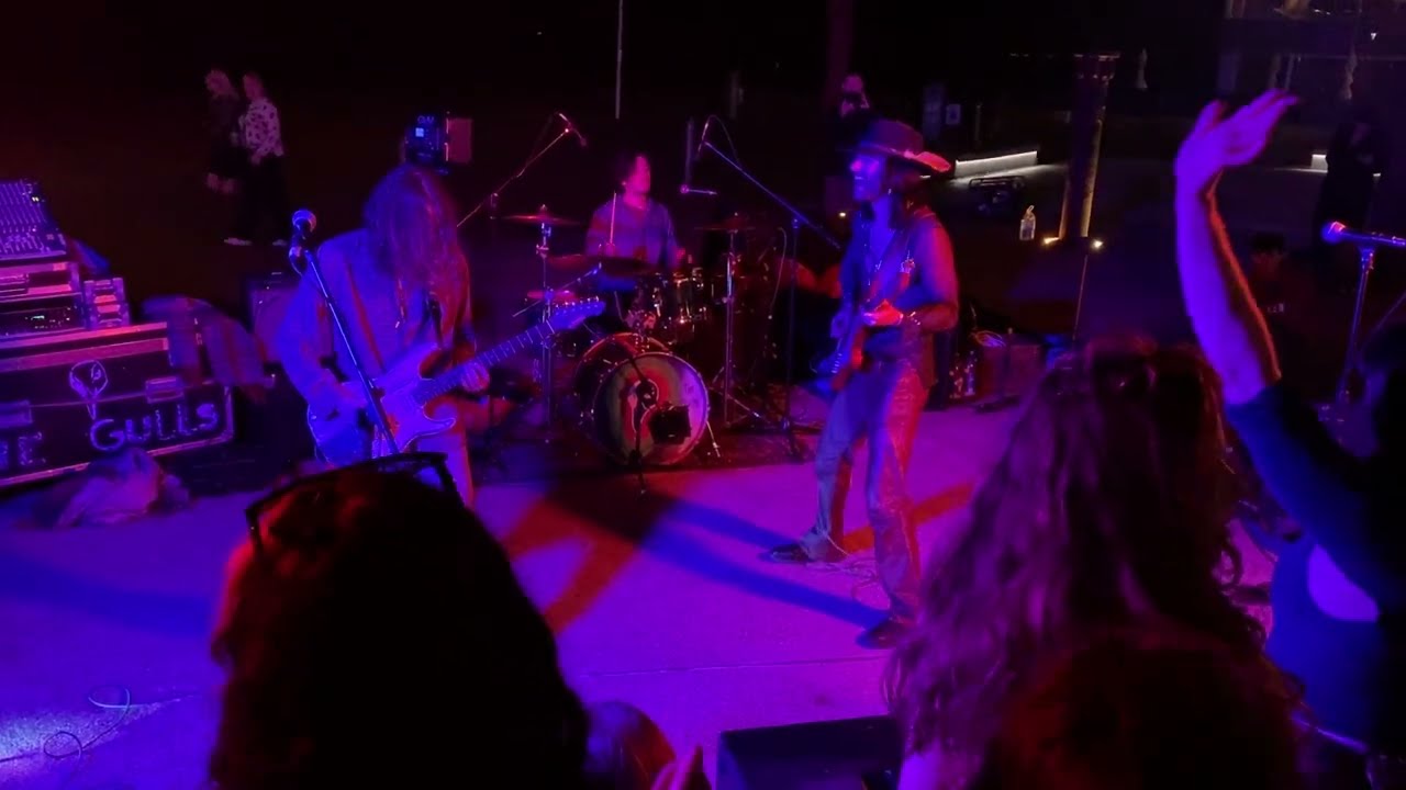 Lighting! Incredible original song by The Gulls! Busking at night in Brighton. The Robin Hood Tour!