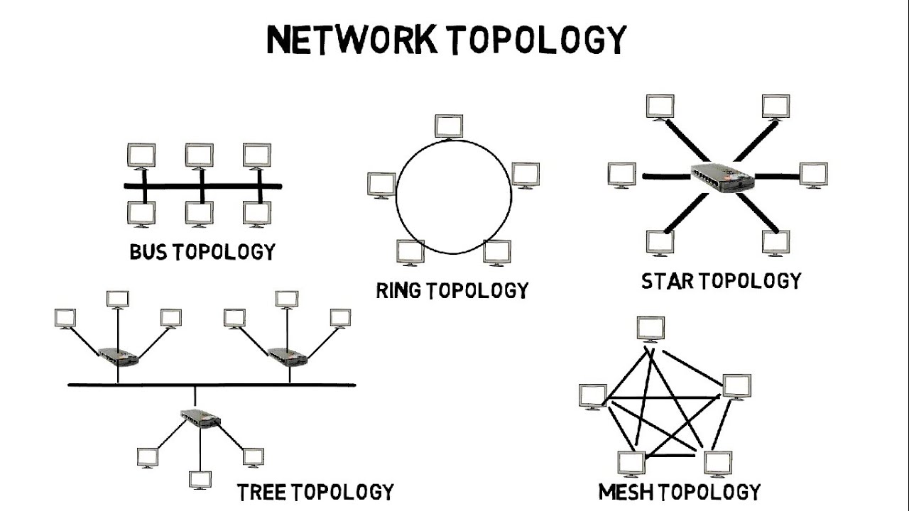 NETWORK TOPOLOGY IN COMPUTER NETWORKS (IN HINDI) - YouTube