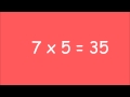 Table de multiplication de 7  exercices