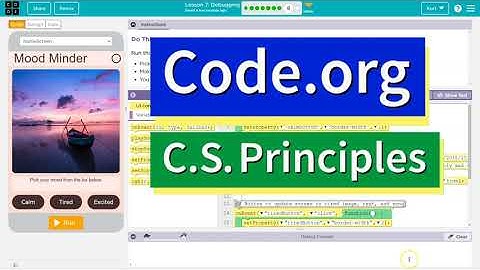 Code.org Lesson 6.6 C Debugging  | Tutorial with Answers | Unit 3 CS Principles