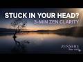 Stuck in Your Head? 3 Minutes to Zen Clarity | Zensere Zen Lofi