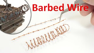 How to make barbed wire for miniatures [Cheap & Easy] (1/35 - 1/48 Scale)