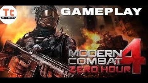Modern combat 4 highly  compressed apk+data for android..m
