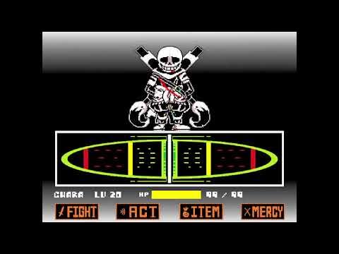 Ink!sans fight 0.39 Phase3-EX AllBosses (HP198) 