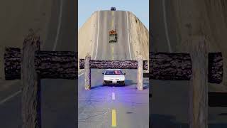 Cars Vs Log Trap - Beamng.drive