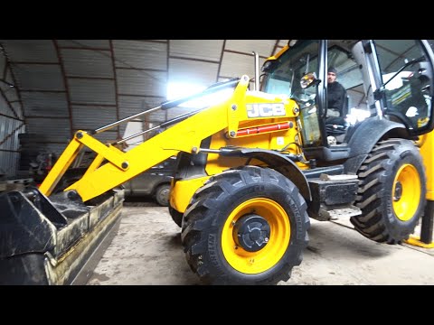 УПРАВЛЕНИЕ JCB 3CX Как смазать трактор #JCB