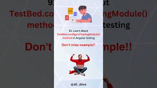 What is TestBed.configureTestingModule() method in Angular testing? #shorts #angular #interview