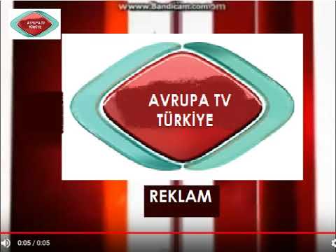 Avrupa TV Türkiye - Reklam Jeneriği (17 Ocak 2018)