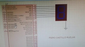 Laboratorio N4: Manejo de un display de 7 segmentos