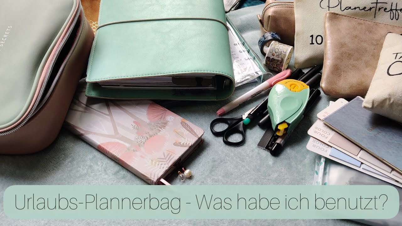 PLANNERBAG | Was habe ich im Urlaub benutzt? Habe ich überhaupt dekoriert? | Spooktober 2022