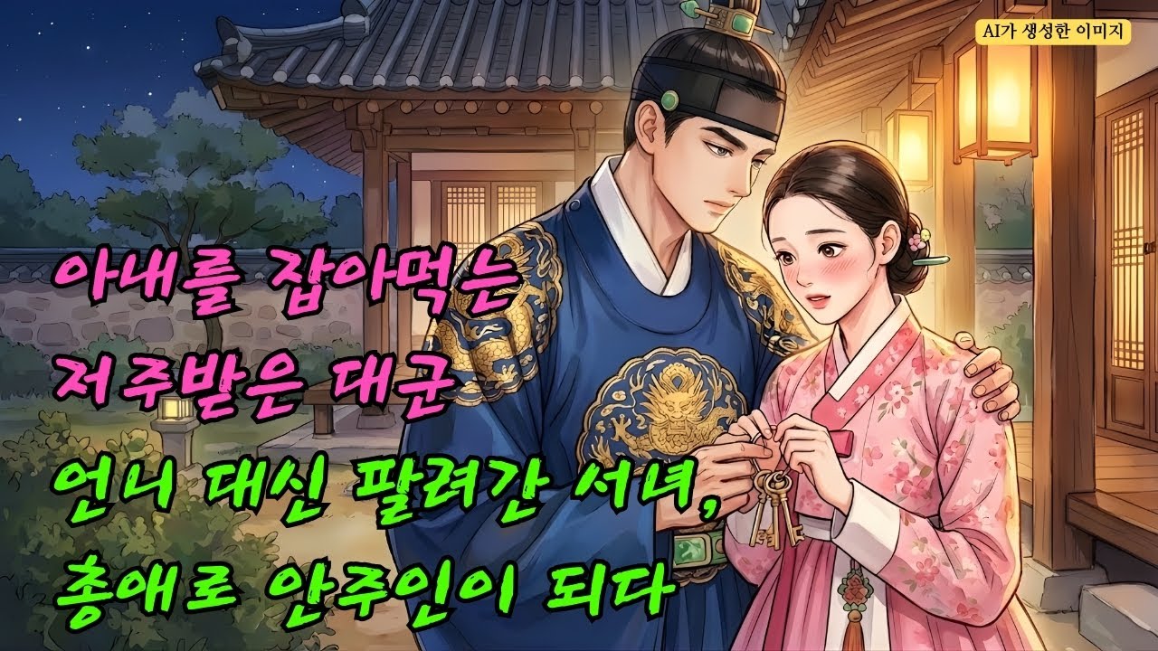 아내를 잡아먹는다는 저주받은 대군에게 언니 대신 팔려간 서녀, 죽음 대신 남편의 무한한 총애를 받고 대군방의 안주인이 된 기막힌 사연|조선 야사 실화 | 숨겨진 이야기 낭독