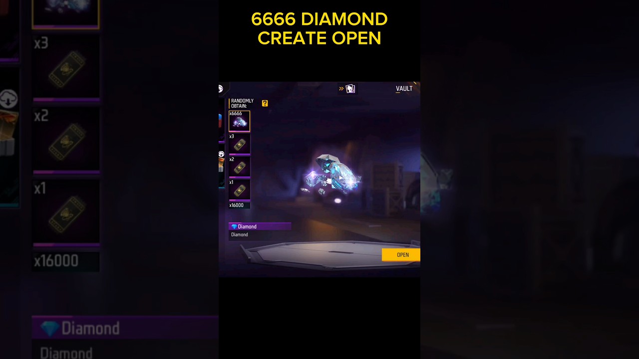 Opening 6666 Diamond Create 🔥 6th Anniversary event 