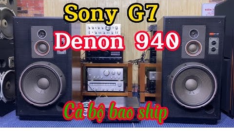 combo Nhật bãi Sony G7- Hoành tráng cho không gian rộng | Loa Amply bãi Nhật giá rẻ | ☎️0968.366.369