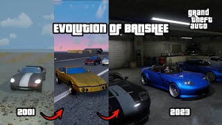 GTA Series: The Bravado Banshee - The Fastest Car in the Game| Evolution of BANSHEE (2001-2023)