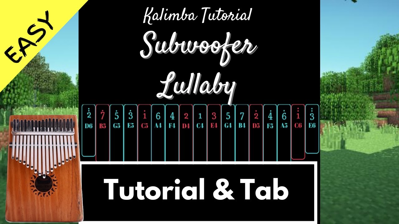 Easy Kalimba Tutorial from Minecraft - C418 - YouTube