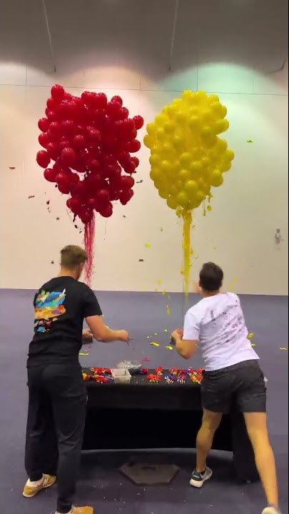 Our MOST INTENSE Balloon Popping Race!!