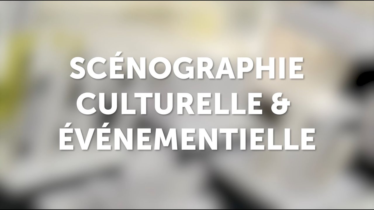 LA FORMATION SCÉNOGRAPHIE CULTURELLE ET ÉVÉNEMENTIELLE DE L’ÉCOLE BLEUE !