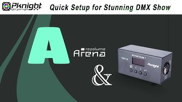 Resolume Arena Connects to Pknight Artnet node CR011R