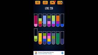 Water Sort Puzzle - Color Liquid Sorting Game Level 559 Solution