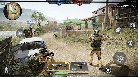 FPS Strike Ops : Modern Arena Gameplay Walkthrough Part 1 - (iOS, Android)