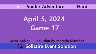 Spider Adventure Game #17 | April 5, 2024 Event | Hard screenshot 2