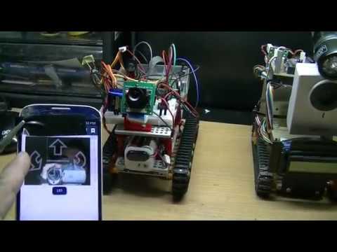 Raspberry PiでIOT？　キャタピラロボット遠隔操作 その3