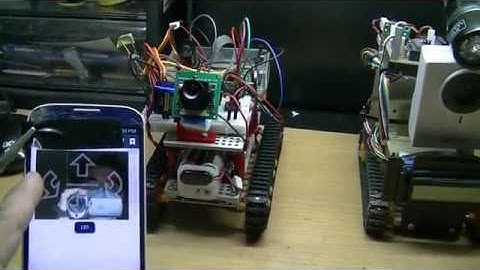 Raspberry PiでIOT？　キャタピラロボット遠隔操作 その3