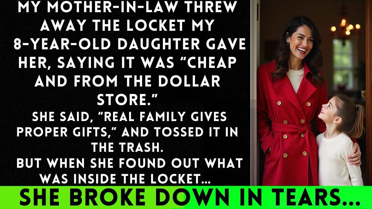 My MIL Threw Away My Daughter’s “Cheap” Locket—Then She Discovered What Was Inside...