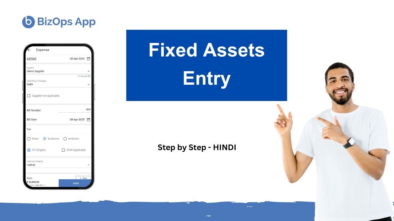 Fixed Assets Entry kaise kar sakte hai | Hindi | Mobile