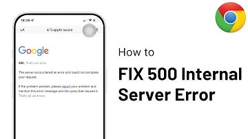 How to FIX 500 Internal Server Error Google Chrome on Android (Fix http error 500)