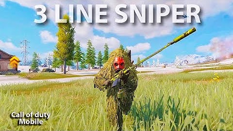 NINJA 3 LINE Sniper SOLO gameplay | COD mobile