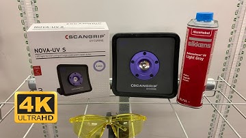 Review van de Scangrip NOVA-UV S Light met Sikkens UV Primer / AutoSurfacer