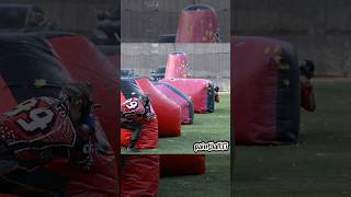 Arm hit in slow motion #shorts #paintball #speedball #paintballing