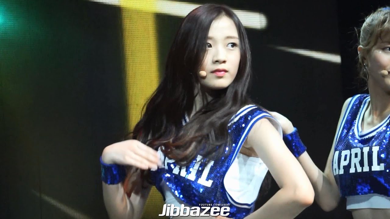 [FANCAM] 160427 April 에이프릴 Jinsol 진솔 - Jelly at Tinkerbell Showcase