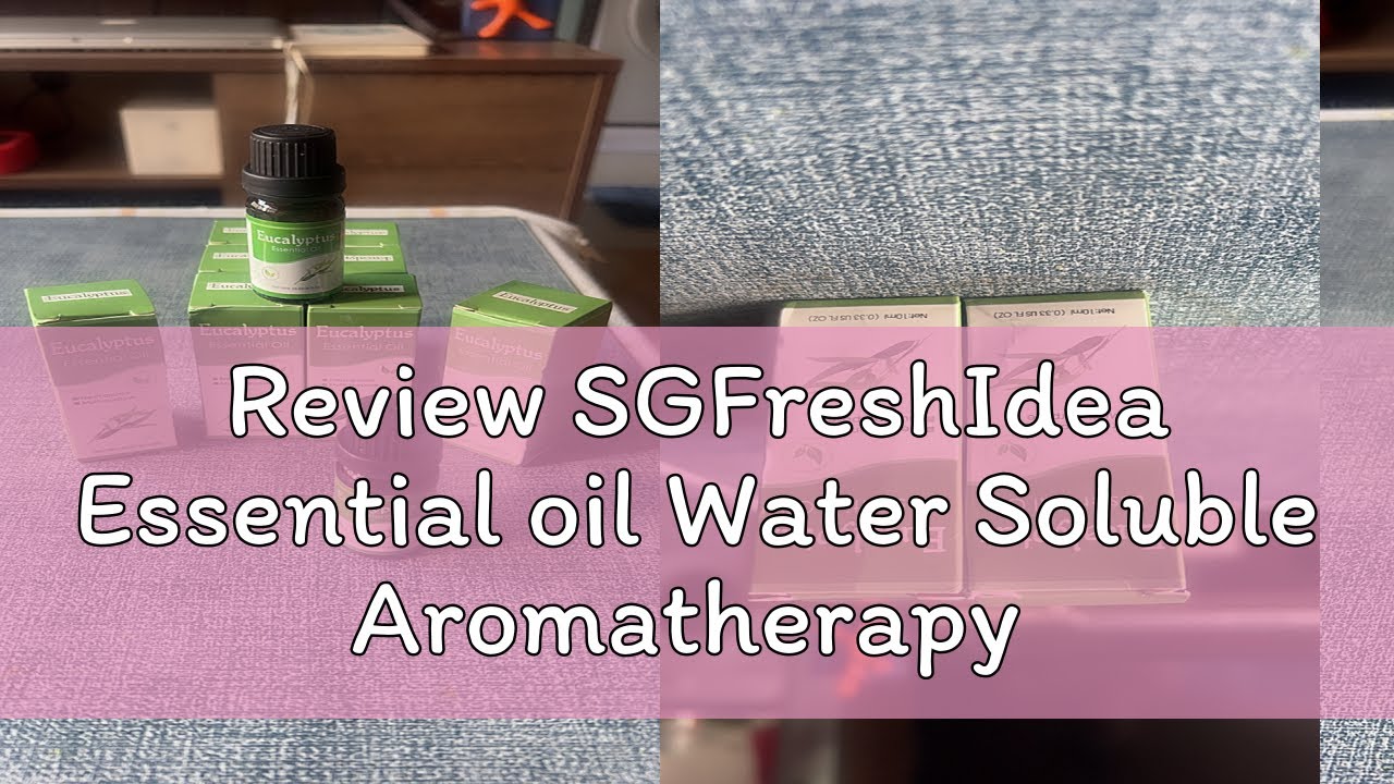 Review SGFreshIdea Essential oil Water Soluble Aromatherapy Home Fragrance Diffuser Scent Aroma Lav