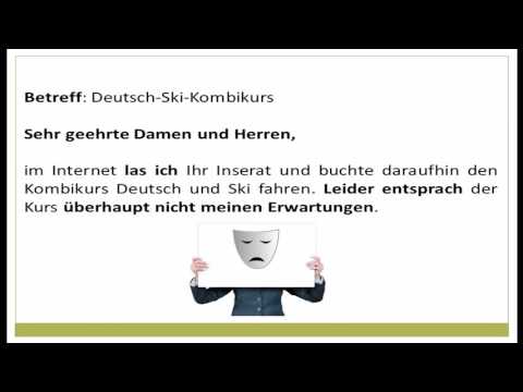 Redemittel Brief Schreiben B2