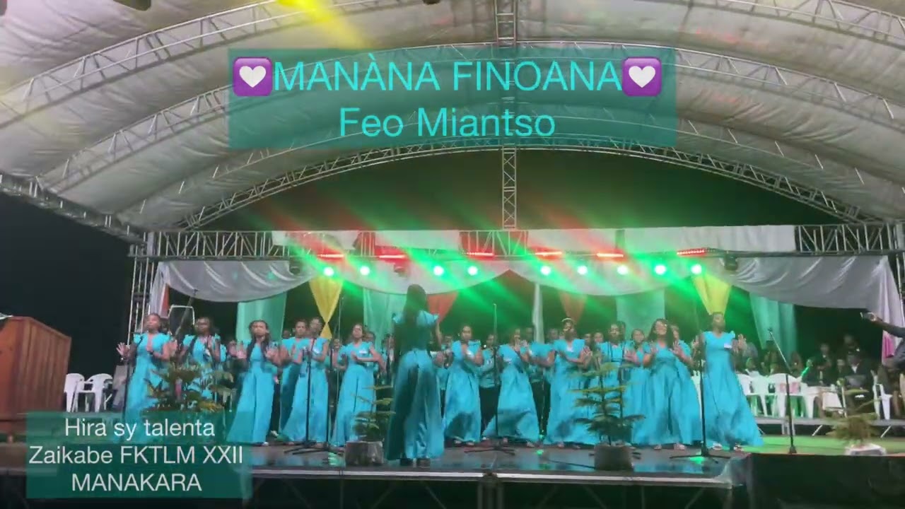 🎵Manàna finoana🎵 FEO MIANTSO Tsarahonenana A/C : Sitraka , Hira sy talenta Zaikabe Manakara 
