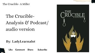 The Crucible by Arthur Miller in 15 minutes | Summary | Analysis | Themes