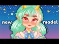 Pastel cozy cute kawaii vtuber  model showcase reveal