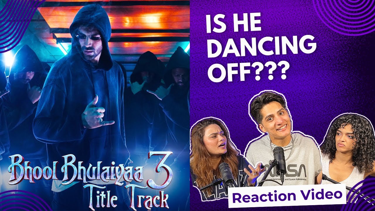 Bhool Bhulaiyaa 3 - Title Track - REACTION VIDEO - Kartik A | Pitbull, Diljit